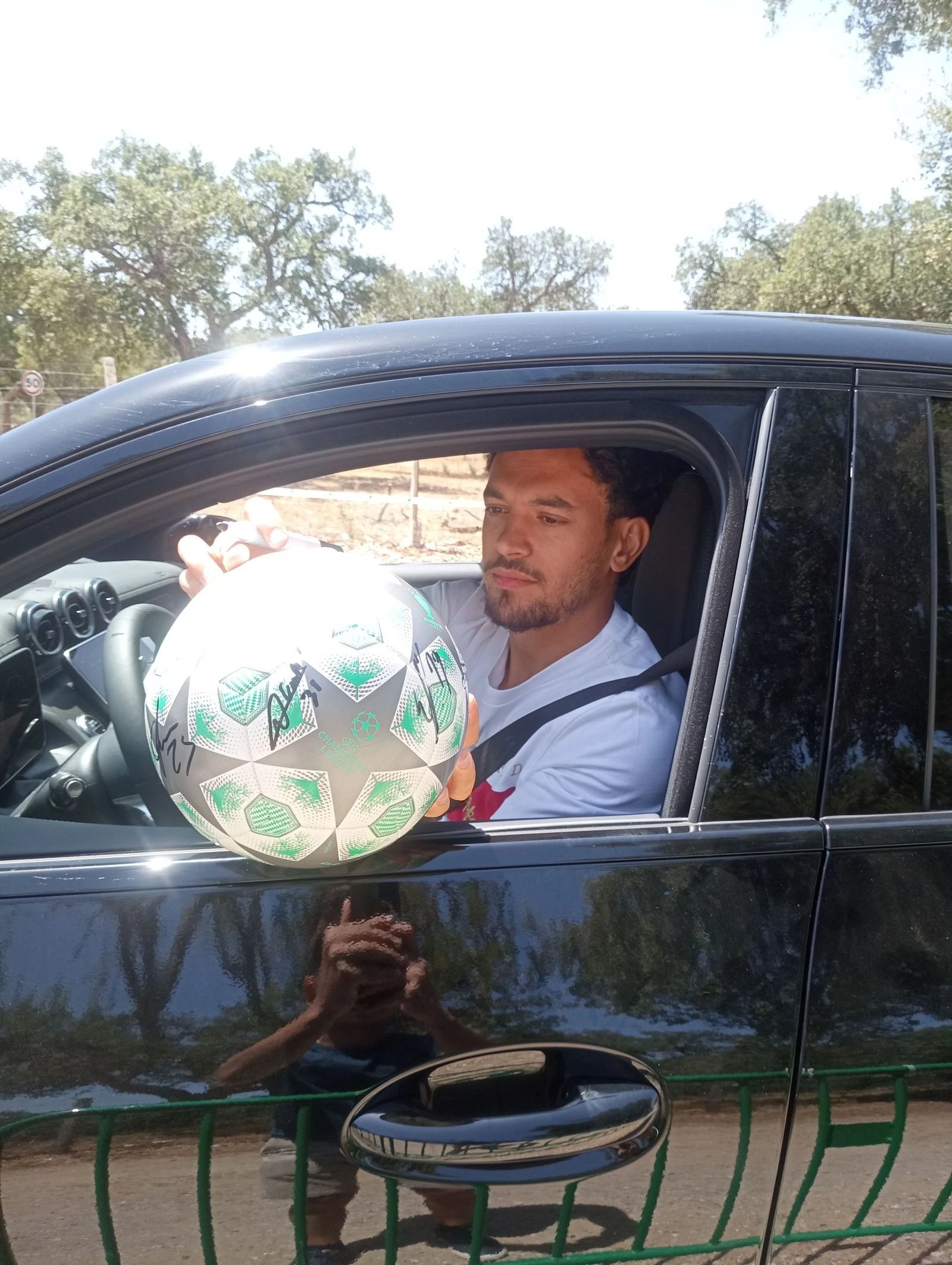 Adidas Champions League Signed Ball Sporting – photo 8